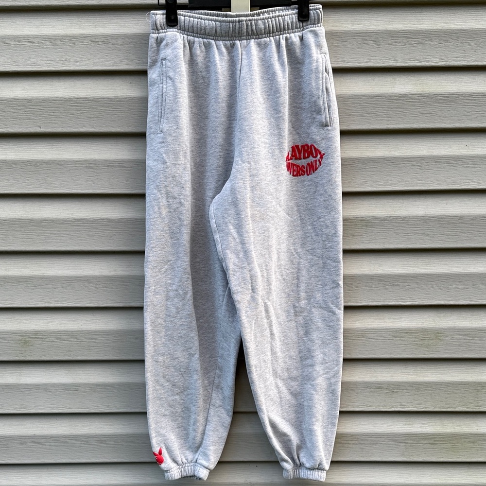 Playboy x Pacsun Gray Playboy Lovers Only Sweatpants Mens‎ XS Joggers